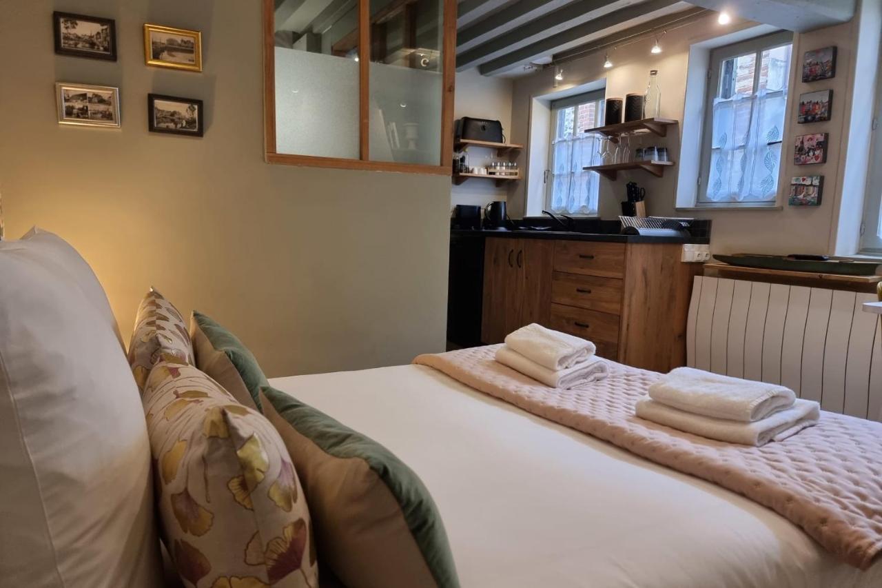 The Saint Jean Suite - Cozy For 2 - Center Honfleur With Fireplace ภายนอก รูปภาพ